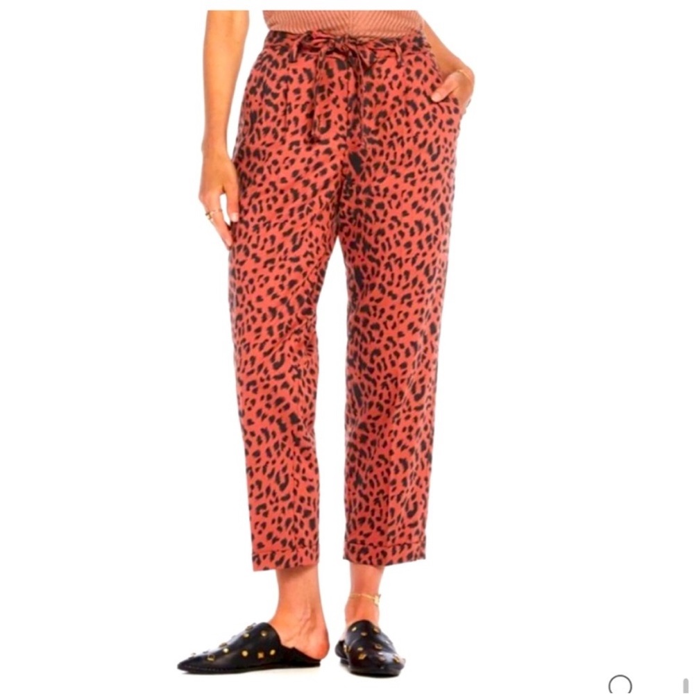 EUC Scotch & Soda Size Small Leopard Print Women's Ankle Pants